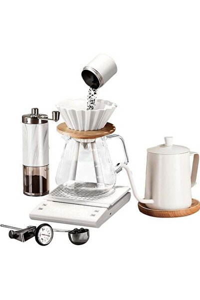 fulina مجموعة قهوة متخصصة من 12 قطعة، V60، أدوات صنع قهوة احترافية، مجموعة قهوة باريستا بالتنقيط