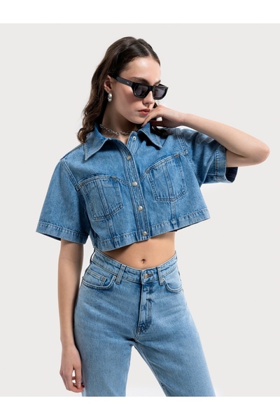 Loft Regular Fit Kadın Gömlek K.kol