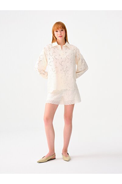 Loft Oversize Kadın Bluz U.kol