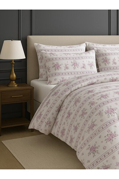 SENLİFE Бавовняний односпальний комплект постільної білизни Belysima - на резинці