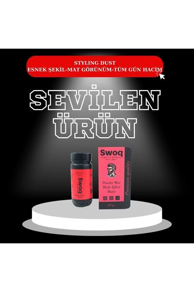 SWOQ Saç Şekillendirici Pudra Wax-toz Wax-mat Wax 20gr No:3