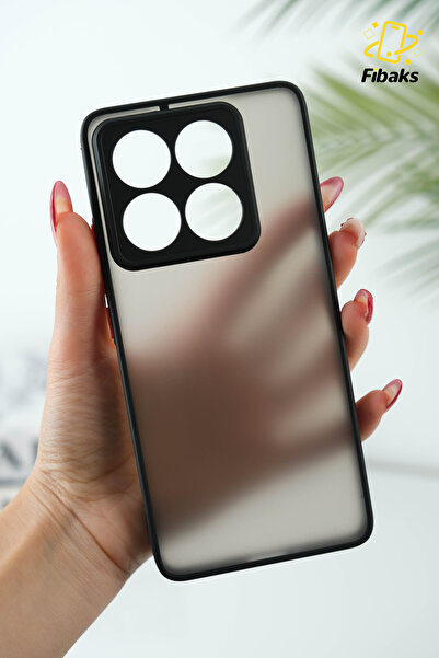 Fibaks Xiaomi Mi 14T Pro Kılıf Mat Parmak Izi Yapmaz Kamera Korumalı Renkli T...