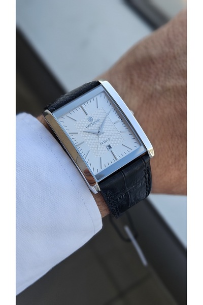 Raymond Rym-3551M Quartz Classic Wristwatch - 2 Years Warranty Silver-Black-W...