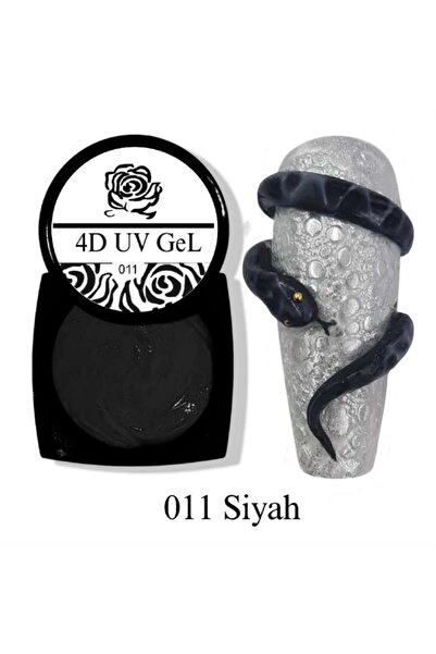 ECLAT TIRNAK NAİL ART 4D UV HAMUR JEL 011 SİYAH