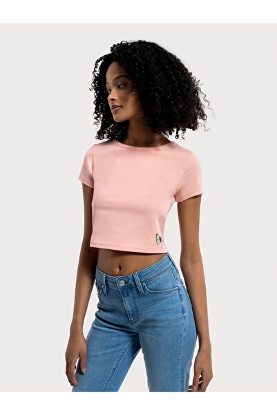 Loft Crop Kadın Tshirt K.kol