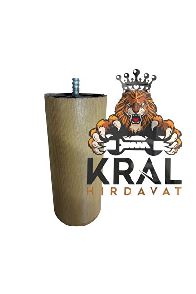 KRAL HIRDAVAT BOHEM AYAK, 4 bucăți de picioare boeme cu șuruburi, picioare de mobilă, picioare de bază, picioare de scaun (METRIC 8)