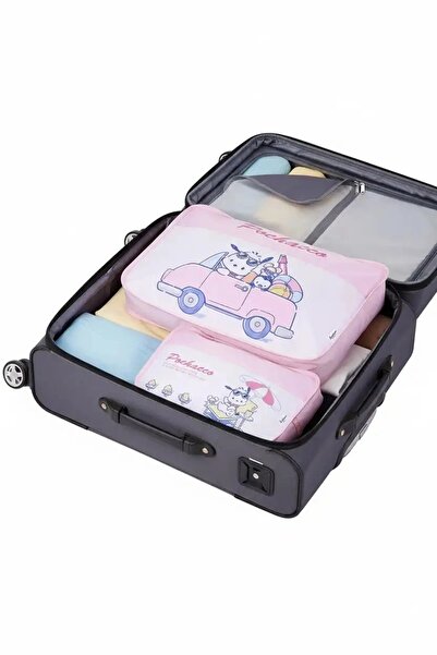 Miniso Sanrio Lisanslı Seyahat Çantası (2 Adet) - Pochacco