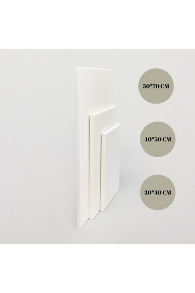 Special One 3’lü Tuval Seti – Boş Kanvas Tuval – 30x40 / 40x50 / 50x70 cm – Resim ve Boyama Tuvali