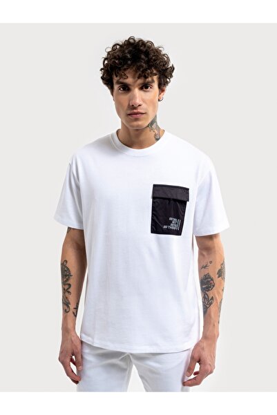 Loft Men's White T-Shirt - Lf2035366