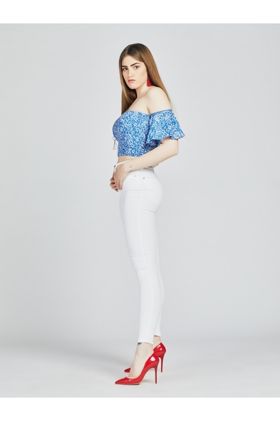 Loft Kadın Beyaz Pantolon