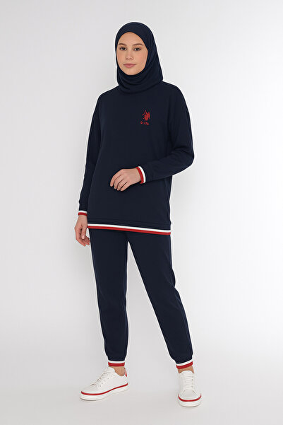 U.S. Polo Assn. Women's Navy Blue Bottom Top Set 20181