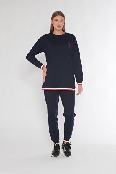 U.S. Polo Assn. Women's Navy Blue Bottom Top Set 20181