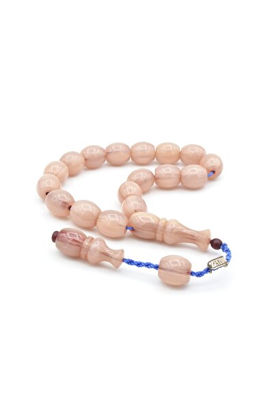 Murty99 Zeyzun Signed Barrel Cut White Crimped Amber Efe Mascot Rosary