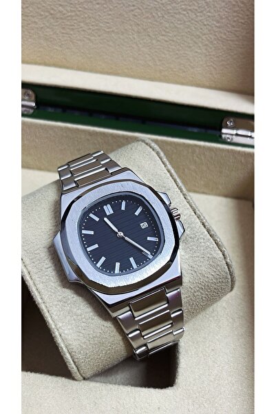 sezerekspres Men's Steel Case Steel Strap Stainless