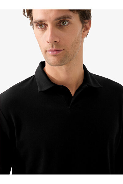 Blackspade Ανδρικό μπλουζάκι με λαιμόκοψη πόλο 40820 - Μαύρο