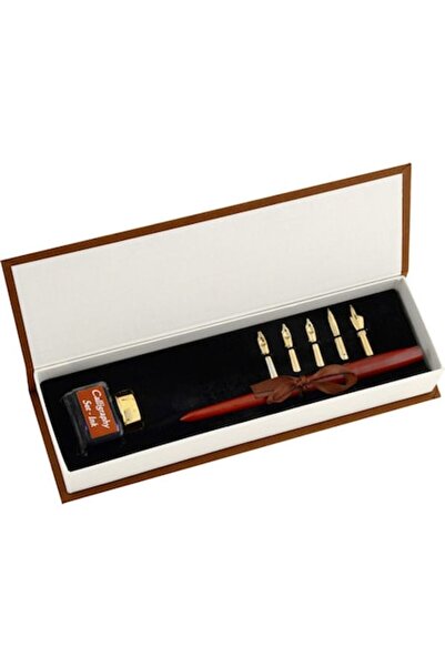 Steelpen Steel Pen Ahşap Divit Kaligrafi Kalem Seti