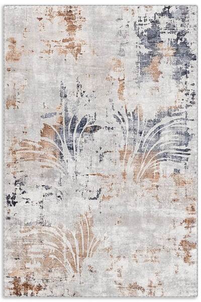 Pastel Home Tasarım Çift Taraflı Yıkanabilir Eskitme Şönil Halı Kilim Yolluk ...