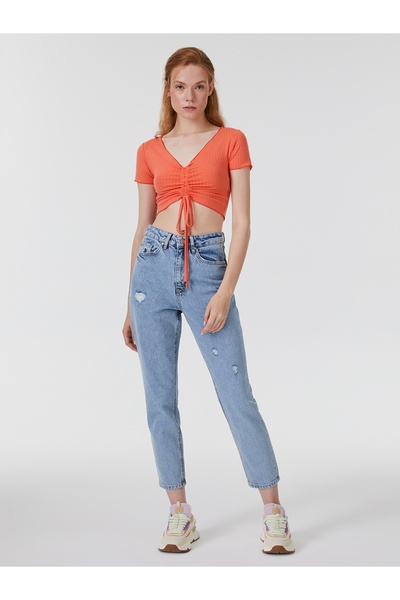 Loft Mom Regular Fit Kadın Pantolon