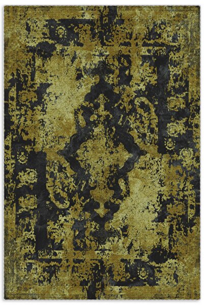 Pastel Home Tasarım vintage şönil halı kilim yolluk zeytin yeşili antrasit si...