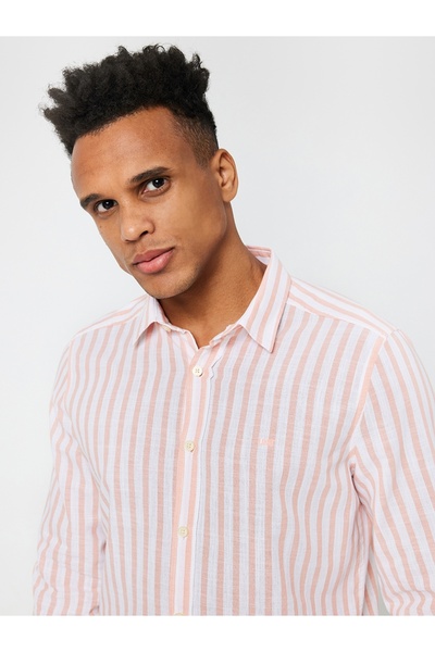 Loft lf 2029706 Cămașă cu mânecă lungă Salmon pentru bărbați