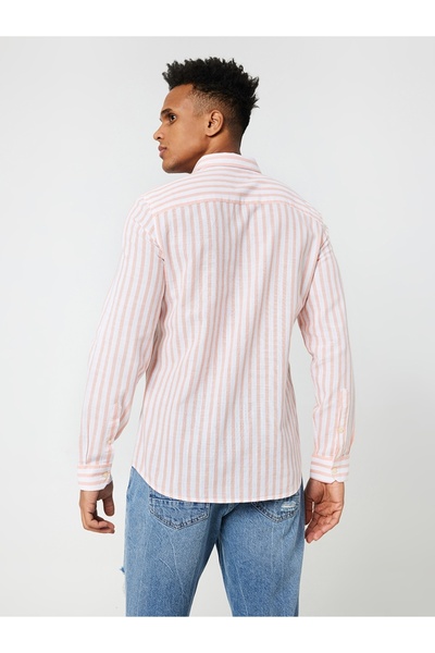 Loft lf 2029706 Cămașă cu mânecă lungă Salmon pentru bărbați