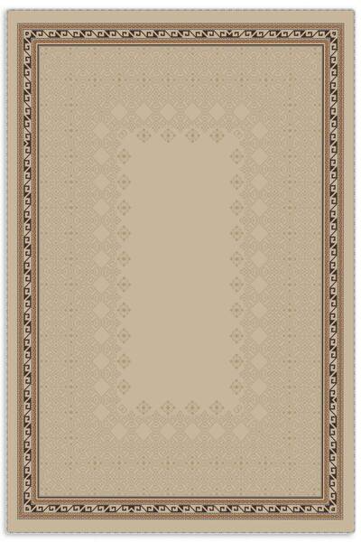 Pastel Home Ethnic Beige Chenille Carpet Rug Runner Non-Slip Washable Living ...