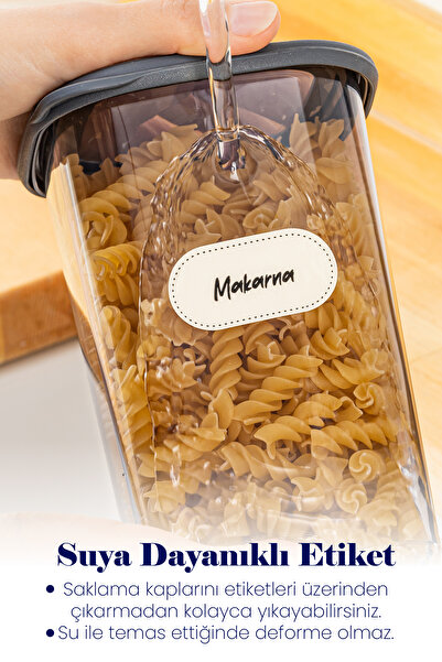 Vienev Peggy Bottle with Spoon with Label 12Pcs Rectangular Spice Rack 800ml