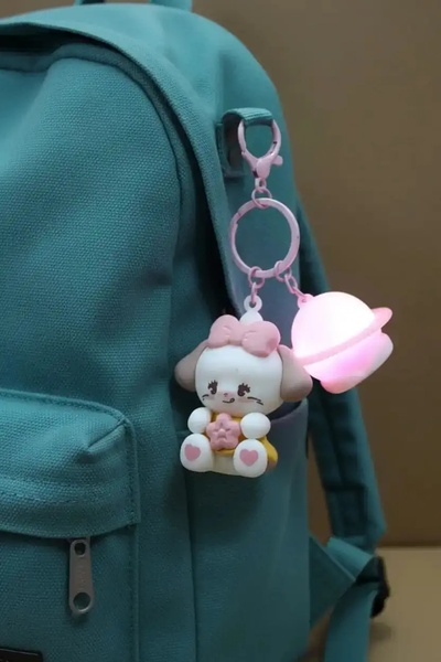 Miniso Mikko Lisanslı Sümbül Figürlü Işıklı Anahtarlık - Souffle