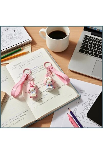 Miniso Sanrio Lisanslı Rose Earl Anahtarlık- My Melody