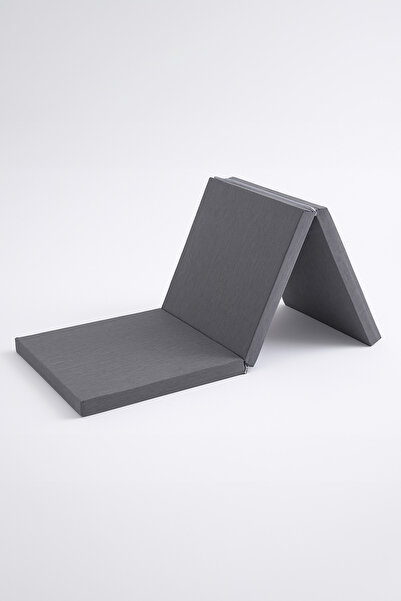 Homedius Asos Sünger 3 Kat Katlanır Yatak Katlanır Yer Yatağı Tek Kişilik Katlanır Minder Yatak 70x180x6 cm