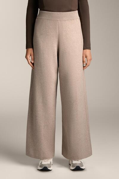 Oysho Yan fitilli geniş örgü pantolon