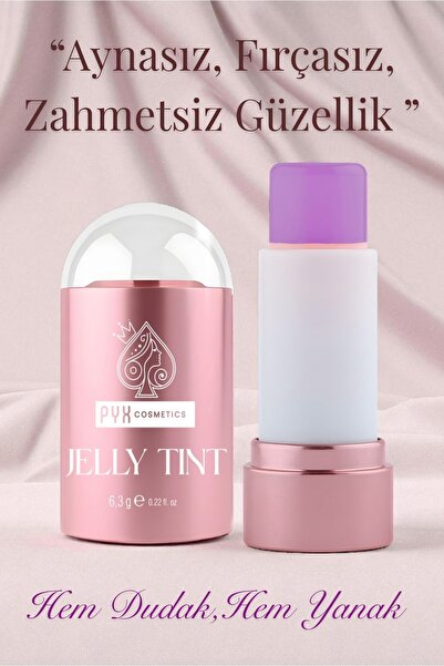 PYX Cosmetics JELLY TİNT / Dudak ve Yanak Renklendirici jel Allık - 5 Mor