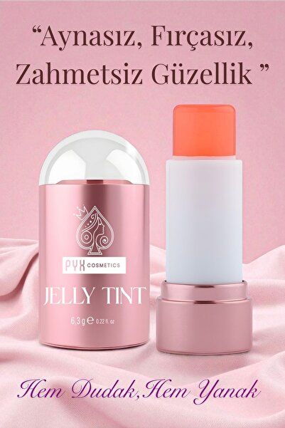 PYX Cosmetics JELLY TİNT / Dudak ve Yanak Renklendirici jel Allık - 3 Mercan ...