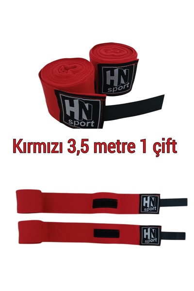 hn sport Boks Kick Boks Muay Thai Wushu Sanda Tüm Sporlar için El Bandajı 3,5 m X 2 Adet Elastik Boks Bandajı