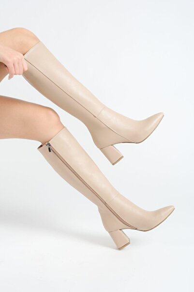 Mubiano MBZFR5012D-N Жіночі ботильйони з застібкою-блискавкою, гострим носком, каблуком 6 см