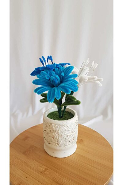 Badem Hediyecilik Şönilden Saksı Çiçeği