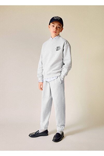 MANGO Kids Beli lastikli jogger pantolon