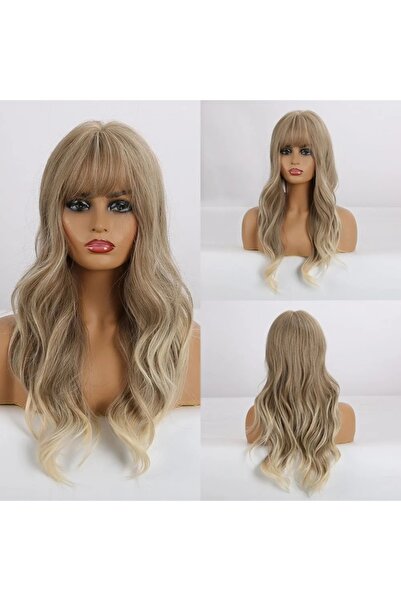 animis beauty Peruca lunga Blond NISIPIU, fibra sintetica cu aspect , par lun...