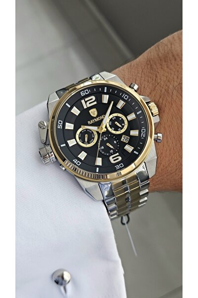 Raymond Rym-4702 Men's Sports Watch Ipg-Bk