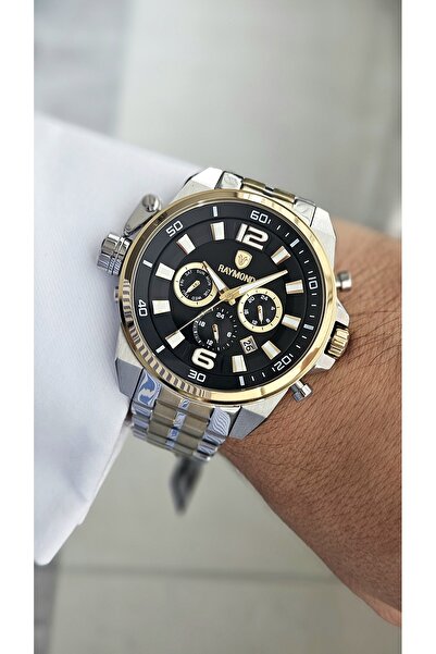Raymond Rym-4702 Men's Sports Watch Ipg-Bk