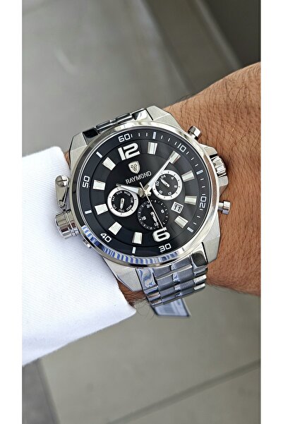 Raymond Rym-4702 Men's Sports Watch Ss-Bk