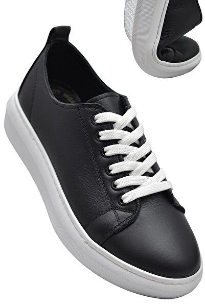 ISPARTALILAR 764 Teljes ortopéd talp valódi bőr alkalmi női cipők női tornacipők