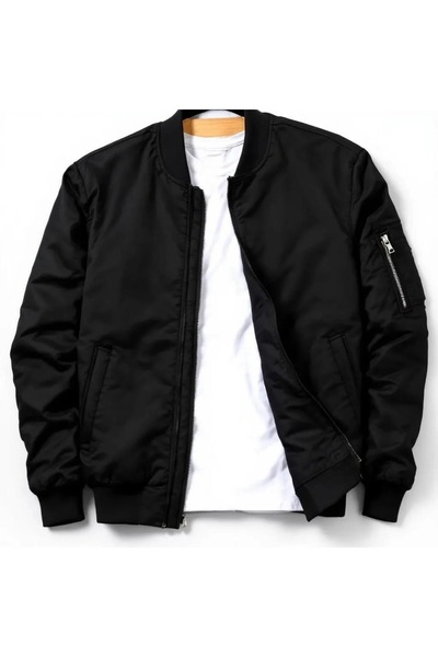OTAKU Unisex Μαύρο Oversize Bomber Jacket