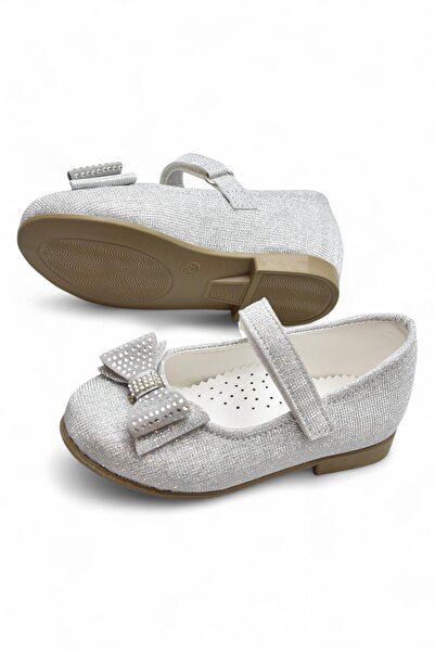 ISPARTALILAR 5951 Comfortable Sole Buckle Girl's Ballerina Shoes Wedding Evening Dress Engagement Home Ballerinas