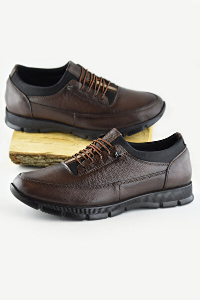 ISPARTALILAR TAB325a Tam Ortopedik Topuk Masajlı Taban Erkek Ayakkabı Hakiki Deri Mevsimlik Ayakkabı