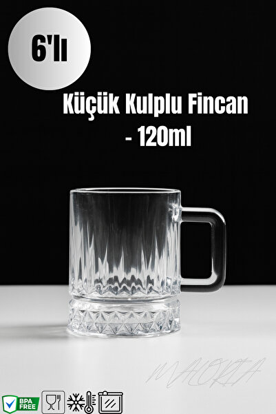 PAKETLENDİ Elysia Çay Ve Kahve Kupası | 150 Cc 6^lı