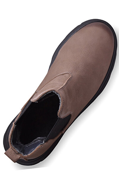 ayakkabiburada Bülent Saraç 201 Γνήσιο δέρμα Ανδρικές Μπότες Παπούτσια Nubuck με γούνα στο εσωτερικό