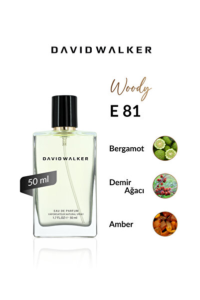 David Walker E81 Flash Two 50ml Erkek Parfüm | Woody