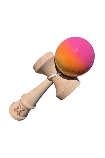 LEIBOO Kendama X Original, Lemn, Aderenta, Bila cu Invelis SUPER STICK - Ader...