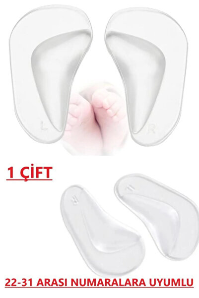 optana Erkek Çocuk Için Jel Ortopedik Plantar Fasiit Ortez Içe Basma Düztaban...